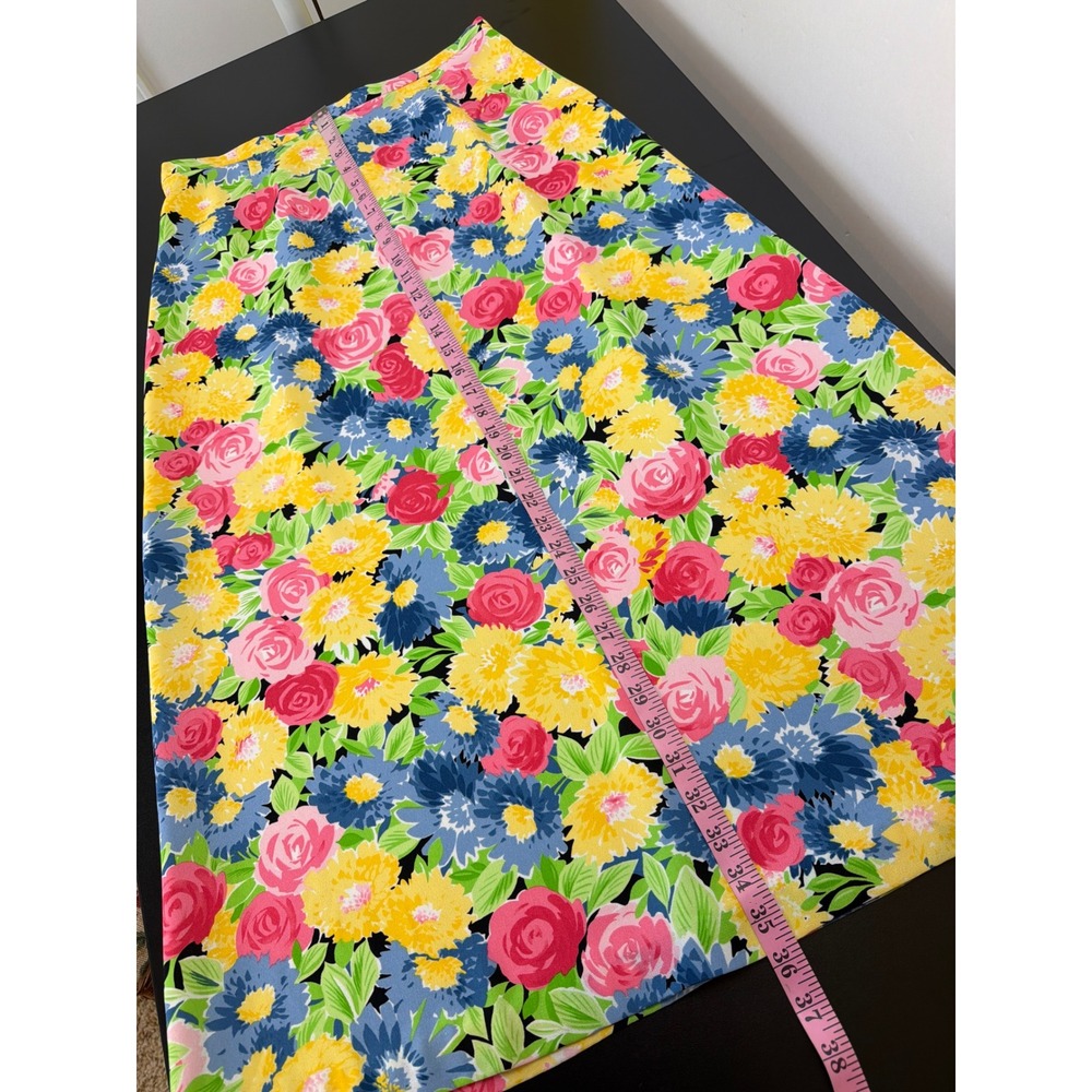 Vtg Pendleton Vibrant Colorful Floral Maxi Skirt Size 12 Garden Cottagecore - Picture 8 of 9